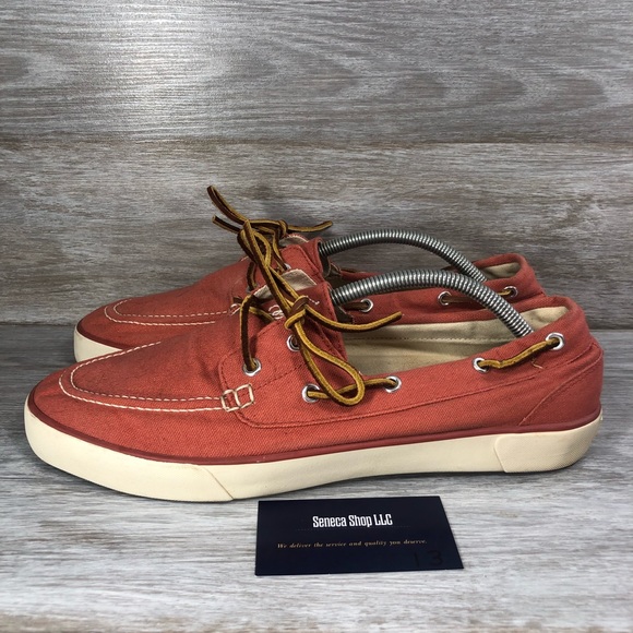 Canvas Leather Laces Boat Shoes 